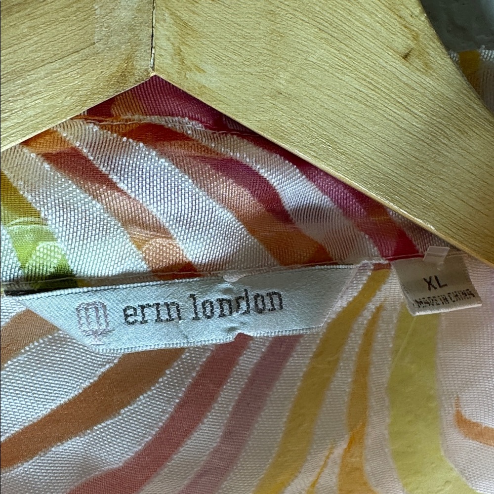 Lightweight Zebra Stripe Button-Up Jacket in Pastel Multicolor - Picture 2 of 4